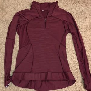 Red lululemon pullover